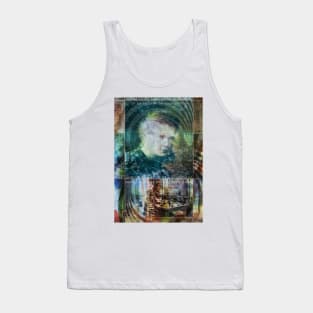 Collage Art Marie Curie Tank Top